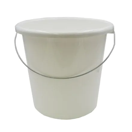 SEAU ROND PLASTIQUE 10L BLANC
