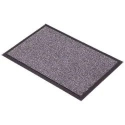 Toussaint, Tapis d'accueil blanc/noir 60X90cm vinyl
