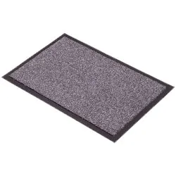 Toussaint, Tapis d'accueil blanc/noir 90X150cm vynil