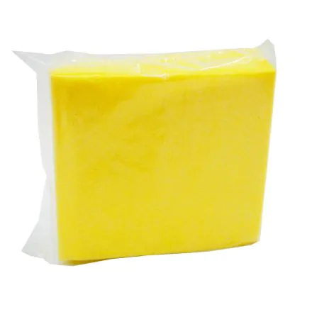 10 LAVETTES TOUT USAGE JAUNES