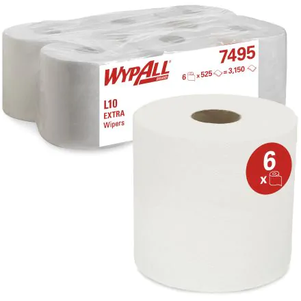KIMBERLY CLARK  Wypall L10 Extra roll controll 6bob.