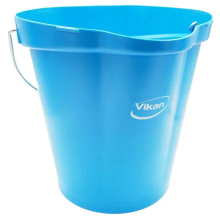VIKAN Seau 6L avec bec verseur bleu