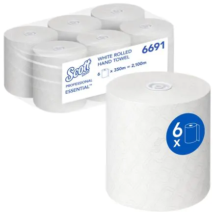 Kimberly-Clark 6 bobines Ess-Mains Scott