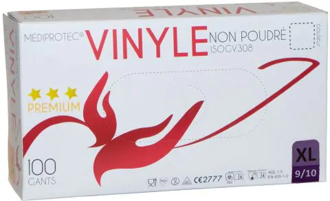 PROMOSAC 100 gants Vinyle non poudres XL