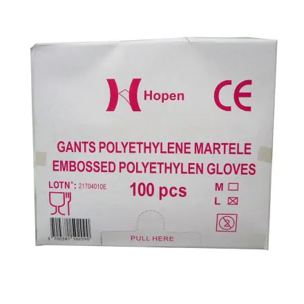 HOPEN 100 gant de station poly LARGE
