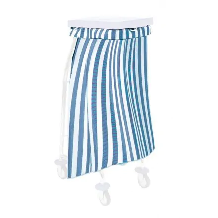 DME Sac a linge raye bleu 65L