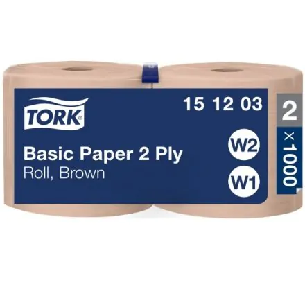 TORK W1 Bobine essuyage 2plis blanc