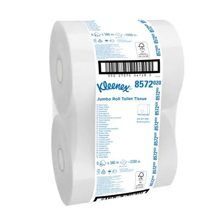 Kimberly-Clark 6 rlx Kleenex papier hygienique jumbo roll blanc