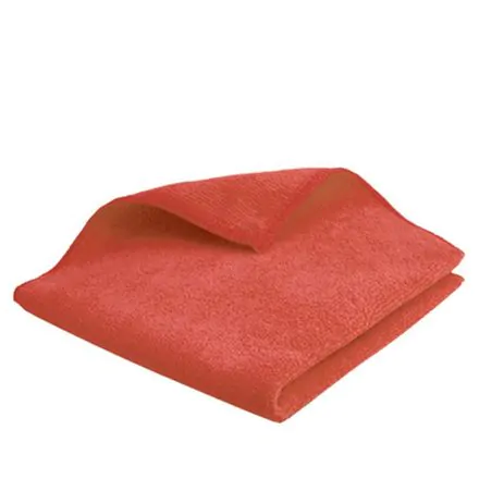 TAMPEL Lavette microfibre 38x38cm rouge 5 pces
