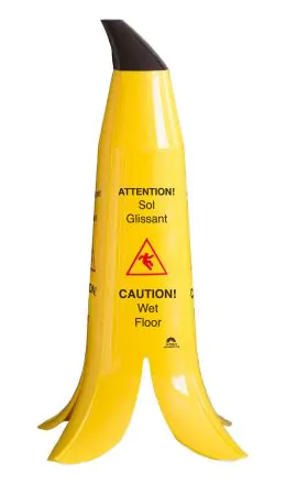 URIWAVE Panneau sol glissant Banana