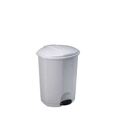 MEDIAL INTERNATIONAL Poubelle a pedale polypropyle 30L blanch