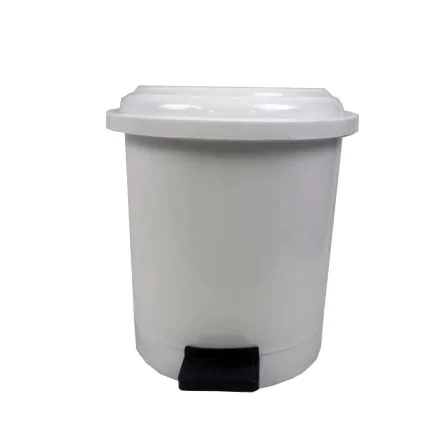 MEDIAL INTERNATIONAL Poubelle a pedale polypropyle 6L blanc