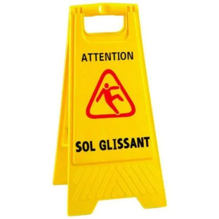 BROSSERIE MARCHAND   Panneau de signalisation jaune