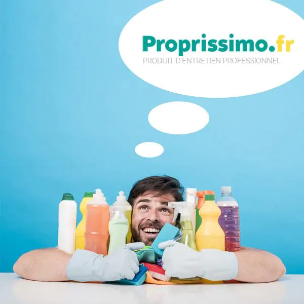 Toute une gamme de produits d'entretien : cuisine, vitres, sols, vaisselle, linge...